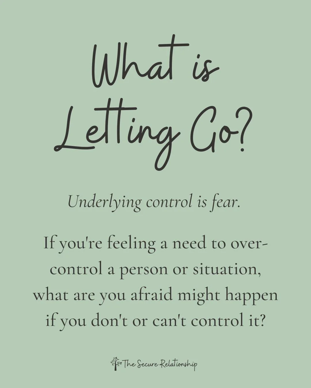 "Just let it go." If only it were that simple.