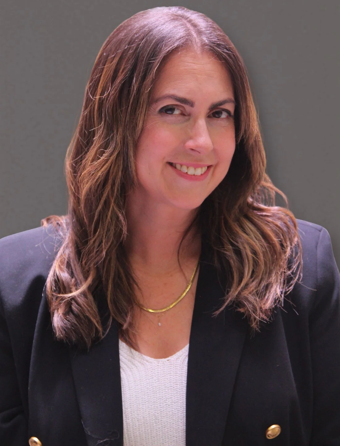 Jaime Cecutti, EFT certified relationship coach, smiling headshot