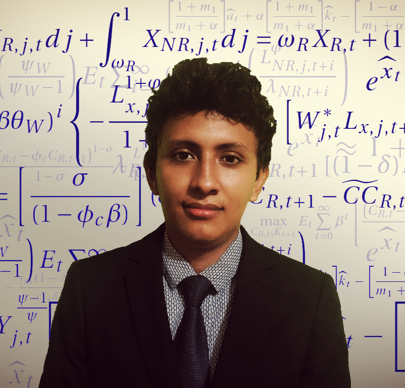JOSÉ RODNEY MENEZES DE LA CRUZ:
Bachiller en Ciencias Económicas por la UNAP. Mi área de interés es el aprendizaje automático en las ciencias económicas. Código: #016
