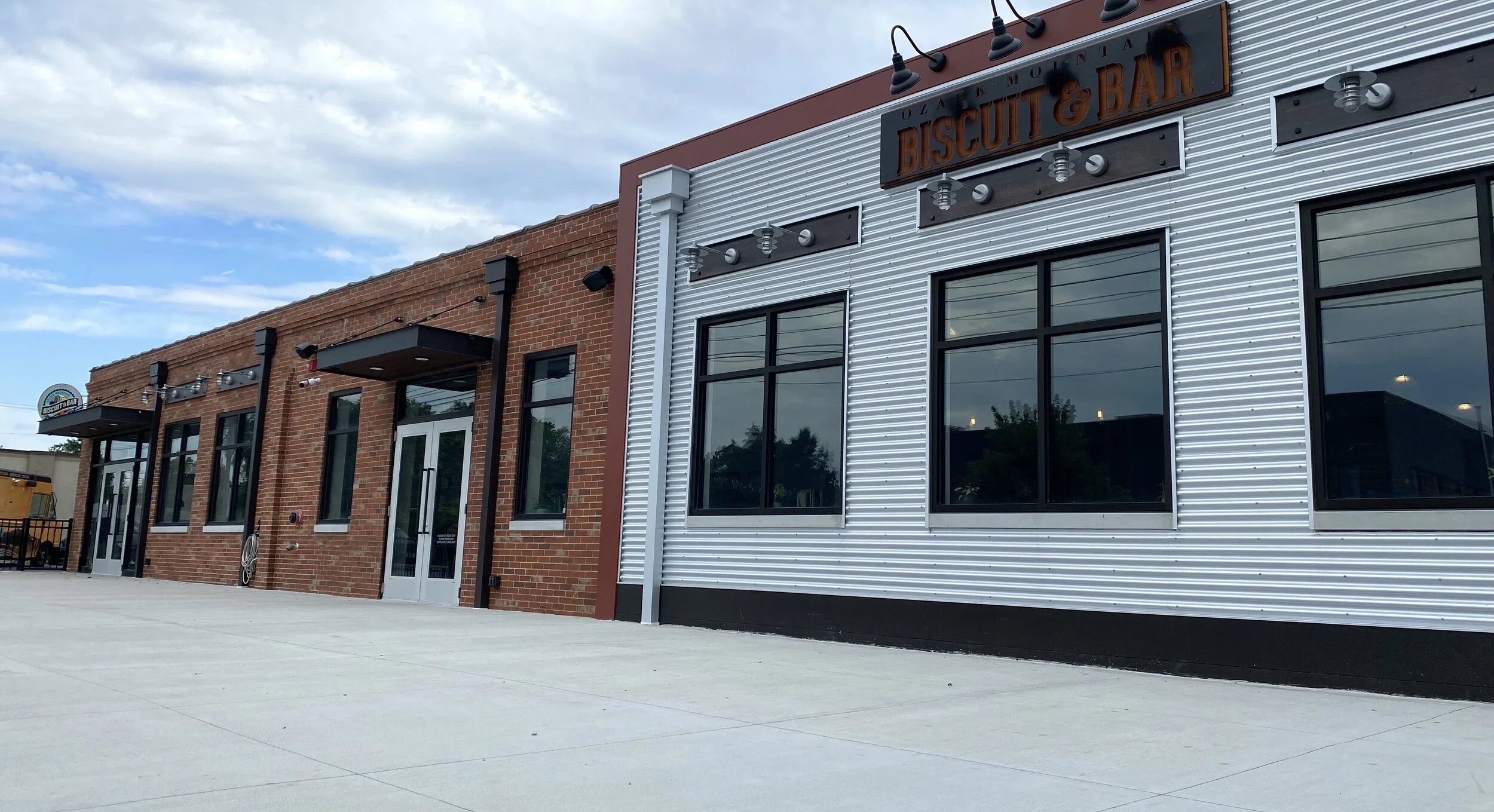 The Biscuit & Bar Patio is spacious and clean.