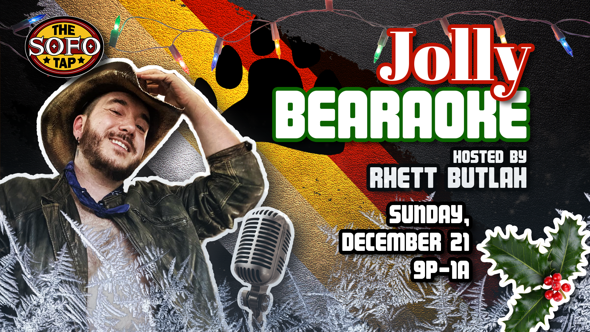 SUNDAY DECEMBER 21ST • 9PM-1AM