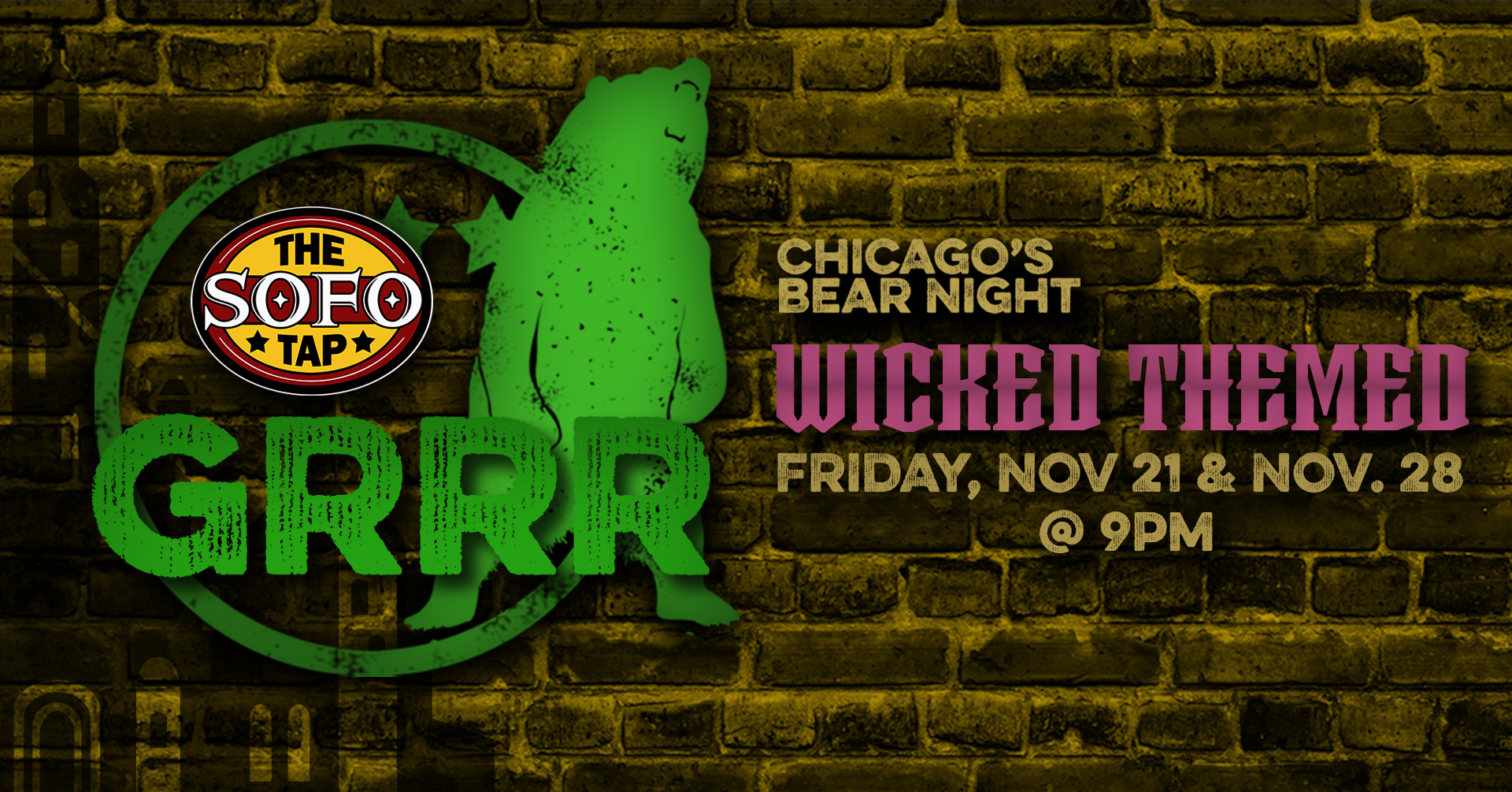 FRIDAY NOVEMBER 21ST • 9PM-2AM