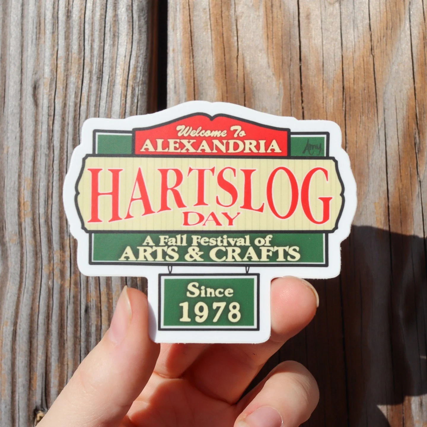 Come say hello!! This is my favorite craft show of the year! 🍂 

We&rsquo;ll be here all day!!
Some of my favorite things:
🍟 French fries 
🐵 Monkey bread 
🍎 Apple rings 
🌻 Handcrafted items from jewelry to decor!

Hartslog Day Heritage Festival 