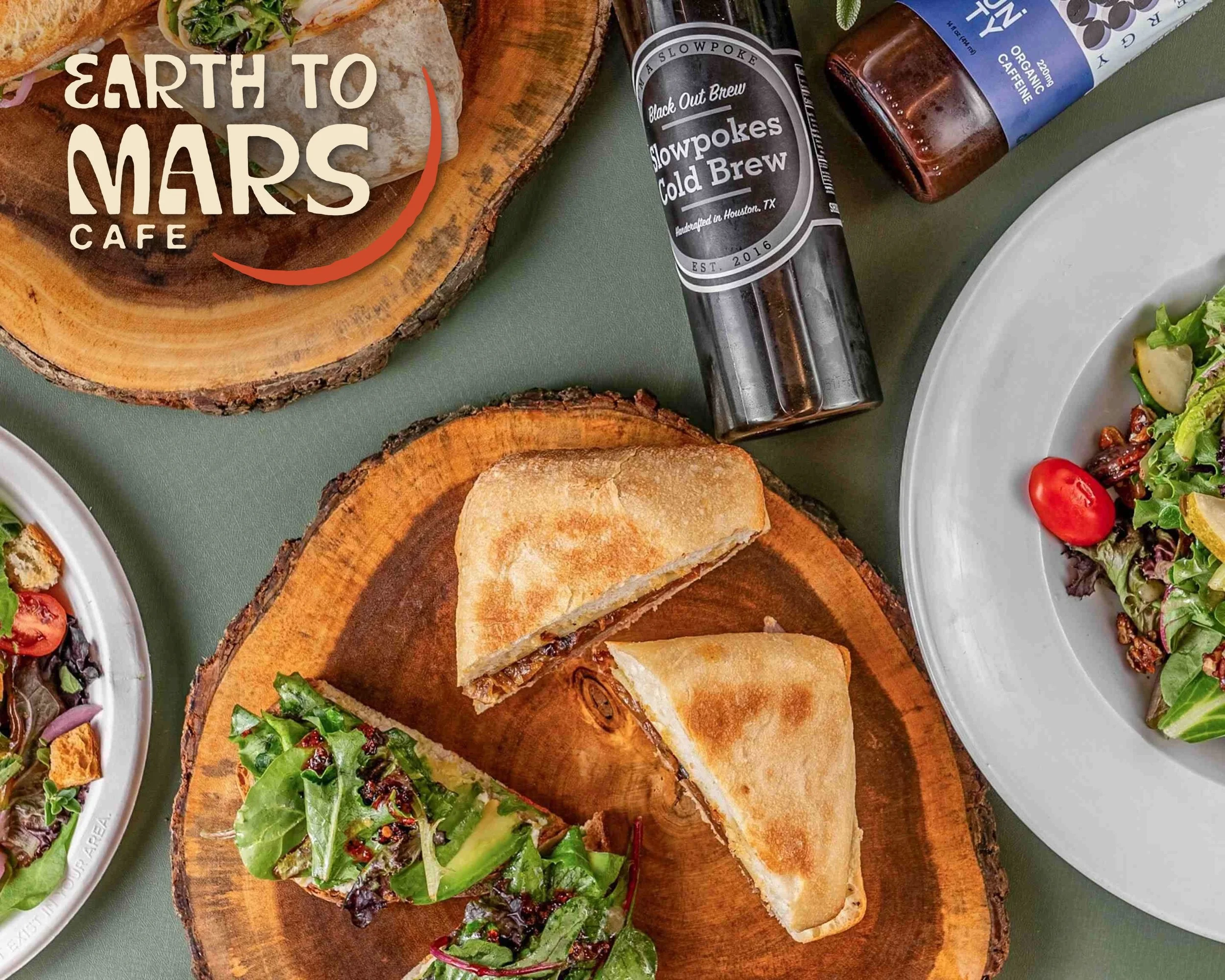 Earth to Mars Café at Headquarters, 3302 Canal Street in Houston.