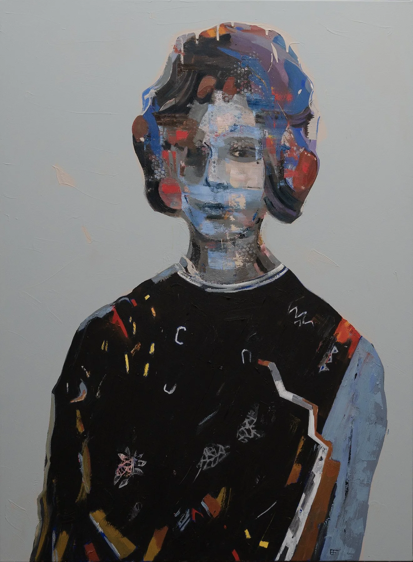 Hun som kom for sent - Akryl/Olje - 150x110cm