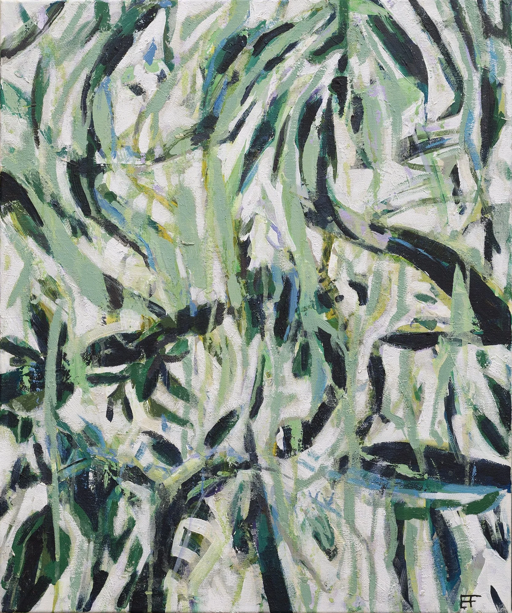 Rytmisk buskas(1)-60x50cm-Olje-2024