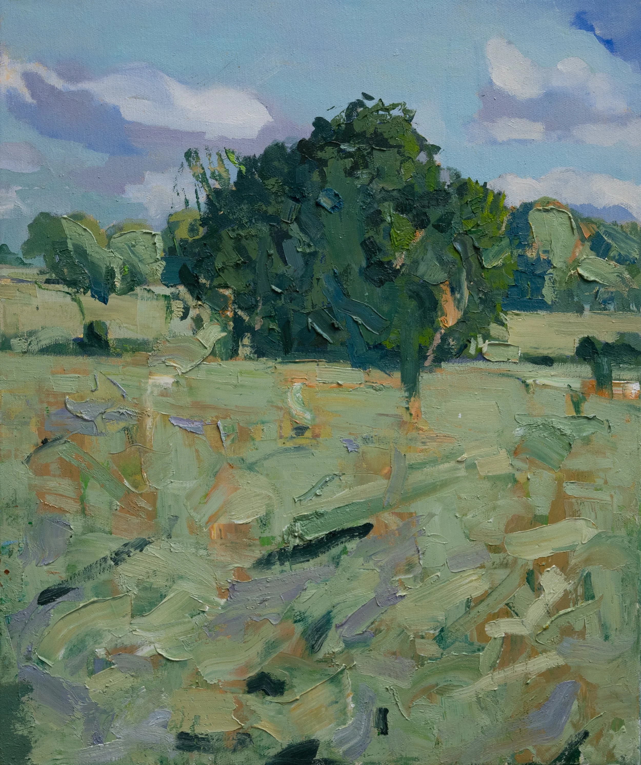 Treklynge-60x50cm-olje-2024