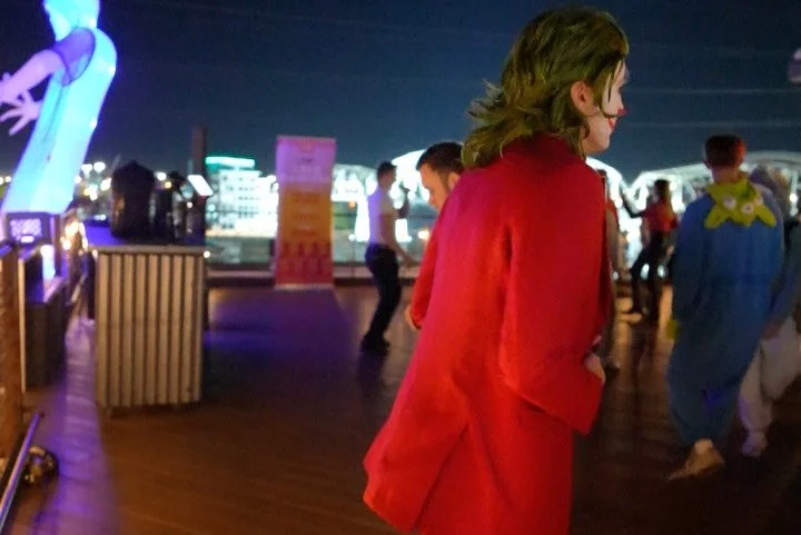 Line Dance Lessons at @acmenashville&rsquo;s Halloween Party was too much fun 🤠🍻👻