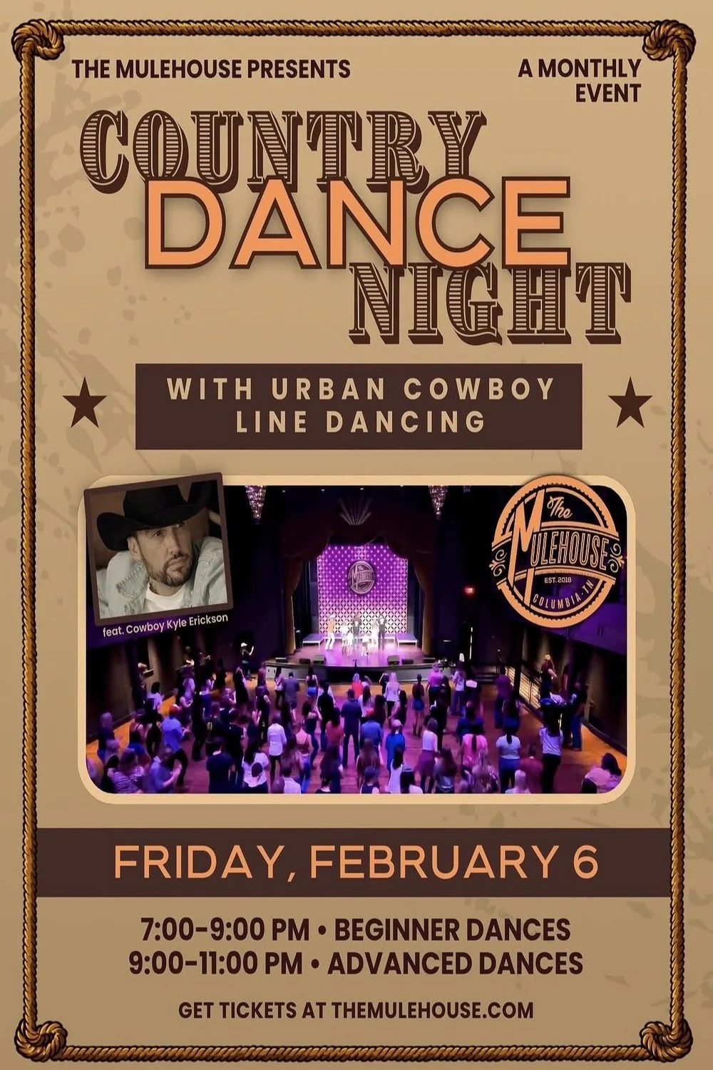 Line Dance Lessons In Columbia, TN | Country Dance Night At The Mulehouse
