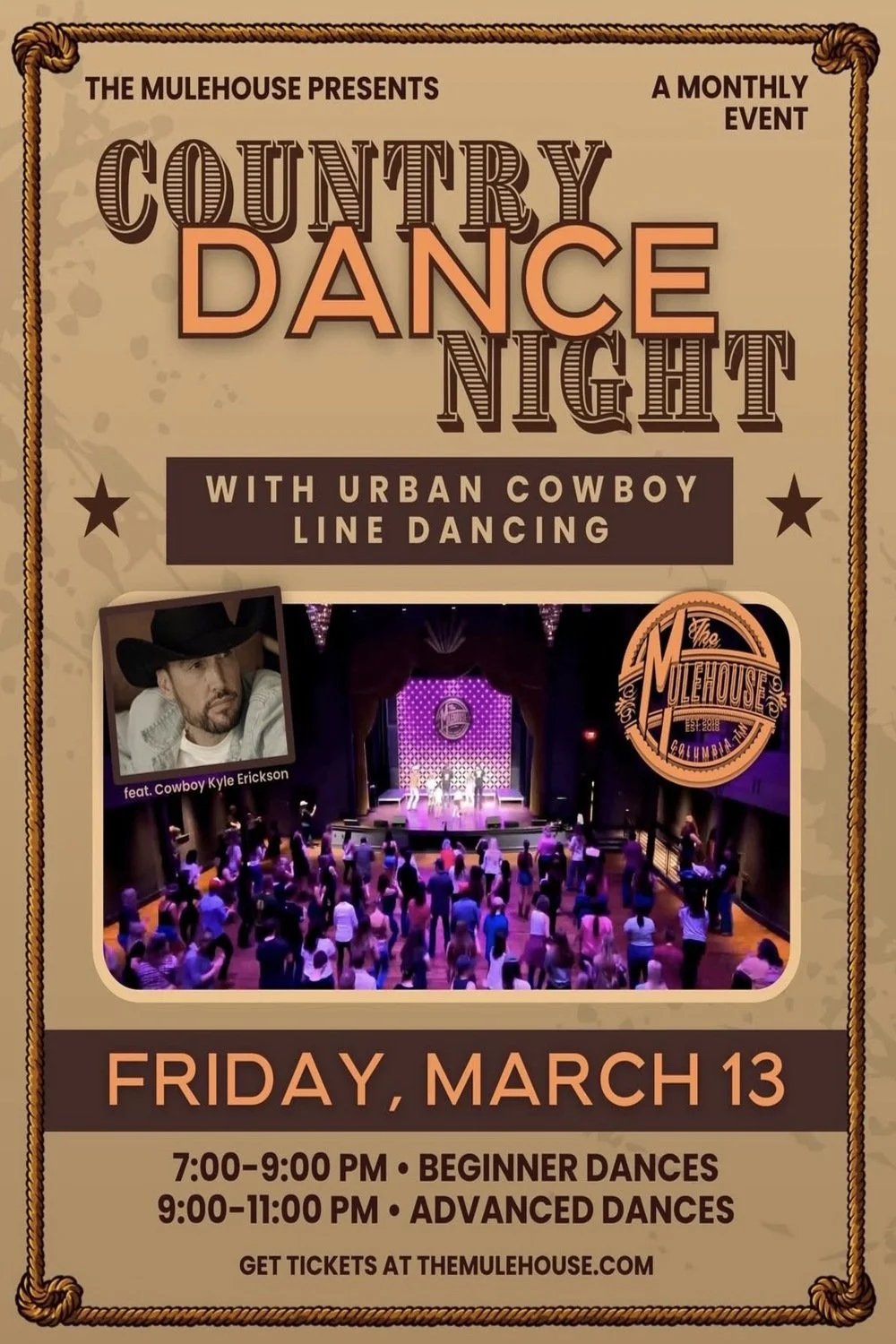 Line Dance Lessons In Columbia, TN | Country Dance Night At The Mulehouse