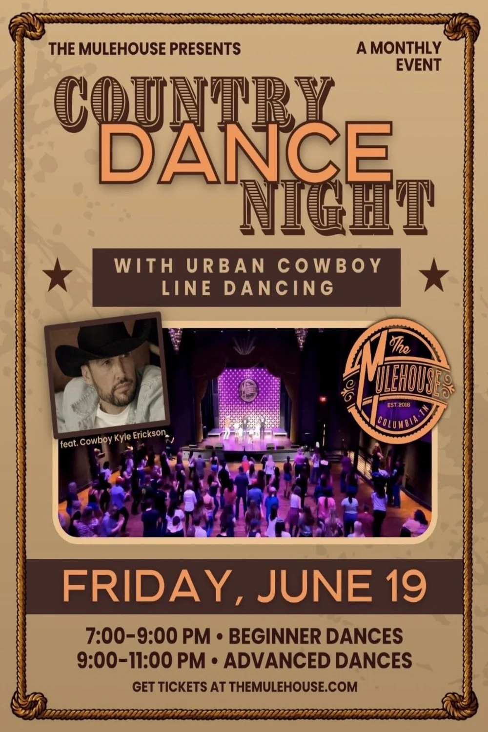 Line Dance Lessons In Columbia, TN | Country Dance Night At The Mulehouse