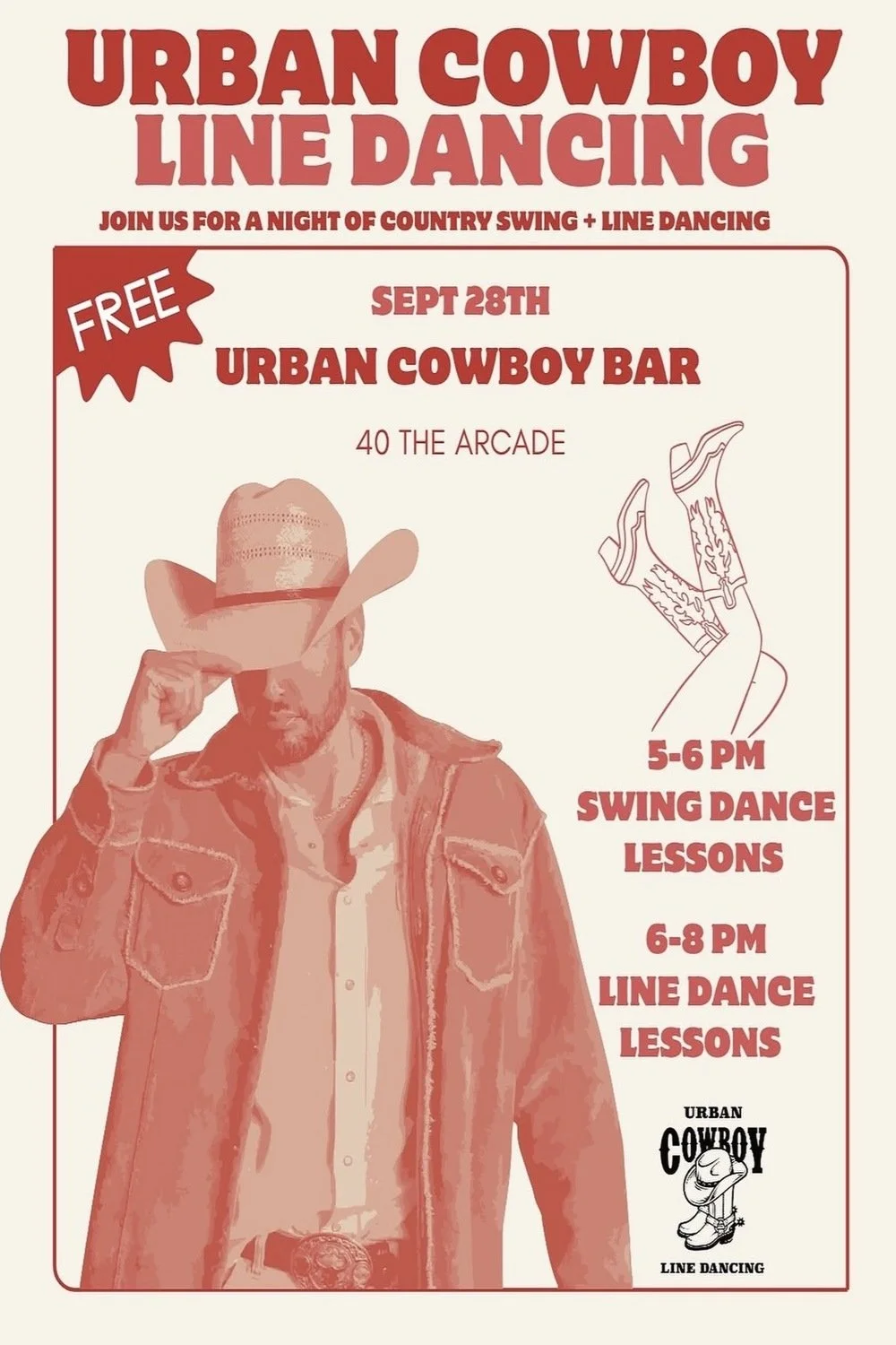 FREE Country Swing &amp; Line Dance Lessons | Urban Cowboy Bar Nashville