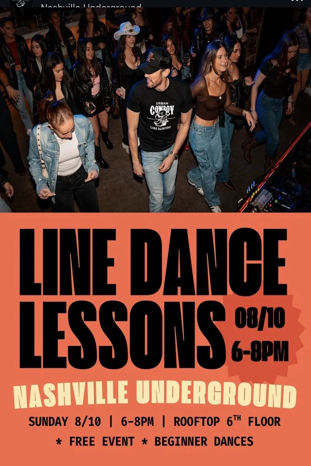 FREE Line Dance Lessons In Nashville | Nashville Underground