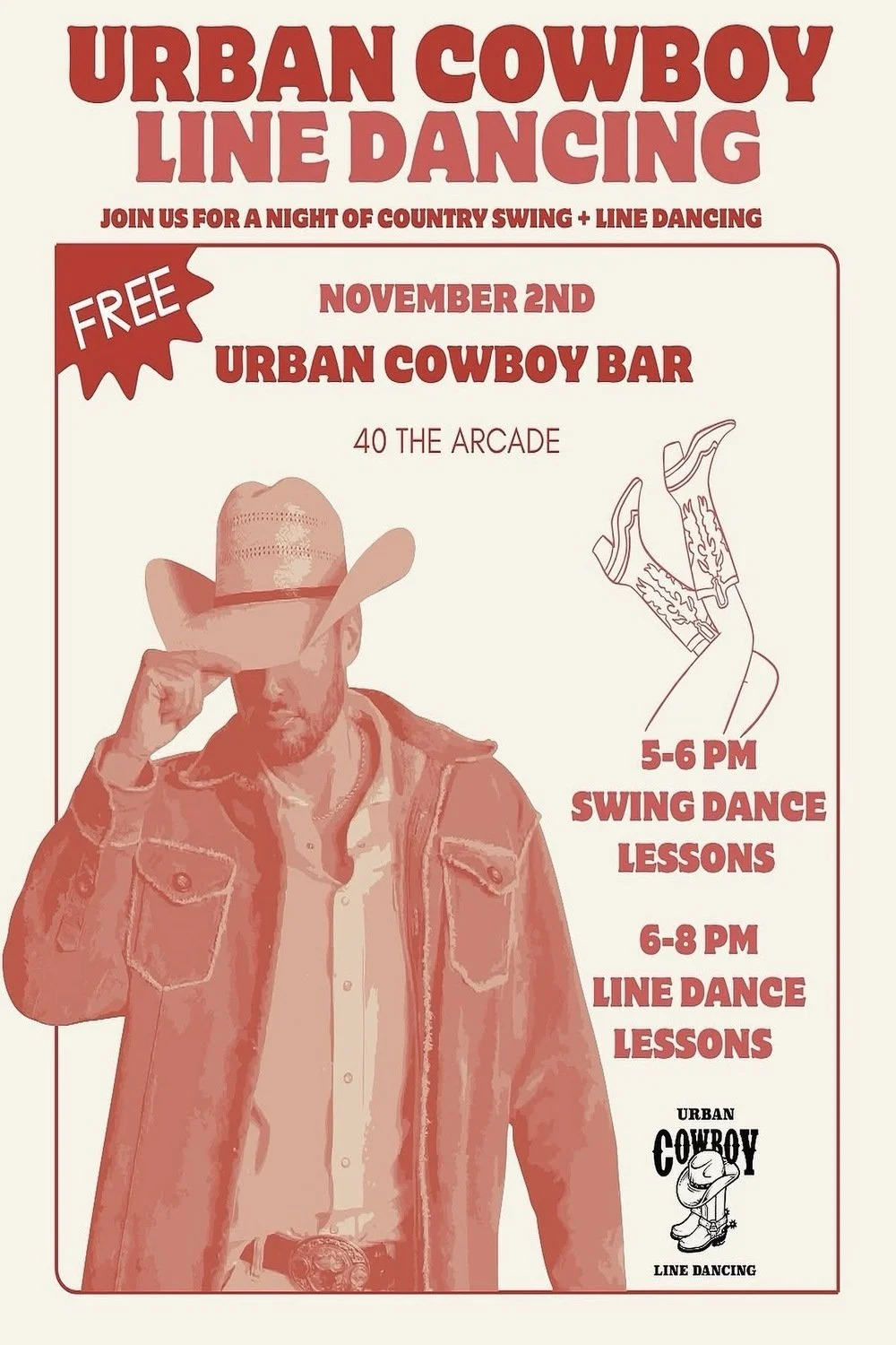 FREE Country Swing & Line Dance Lessons | Urban Cowboy Bar Nashville