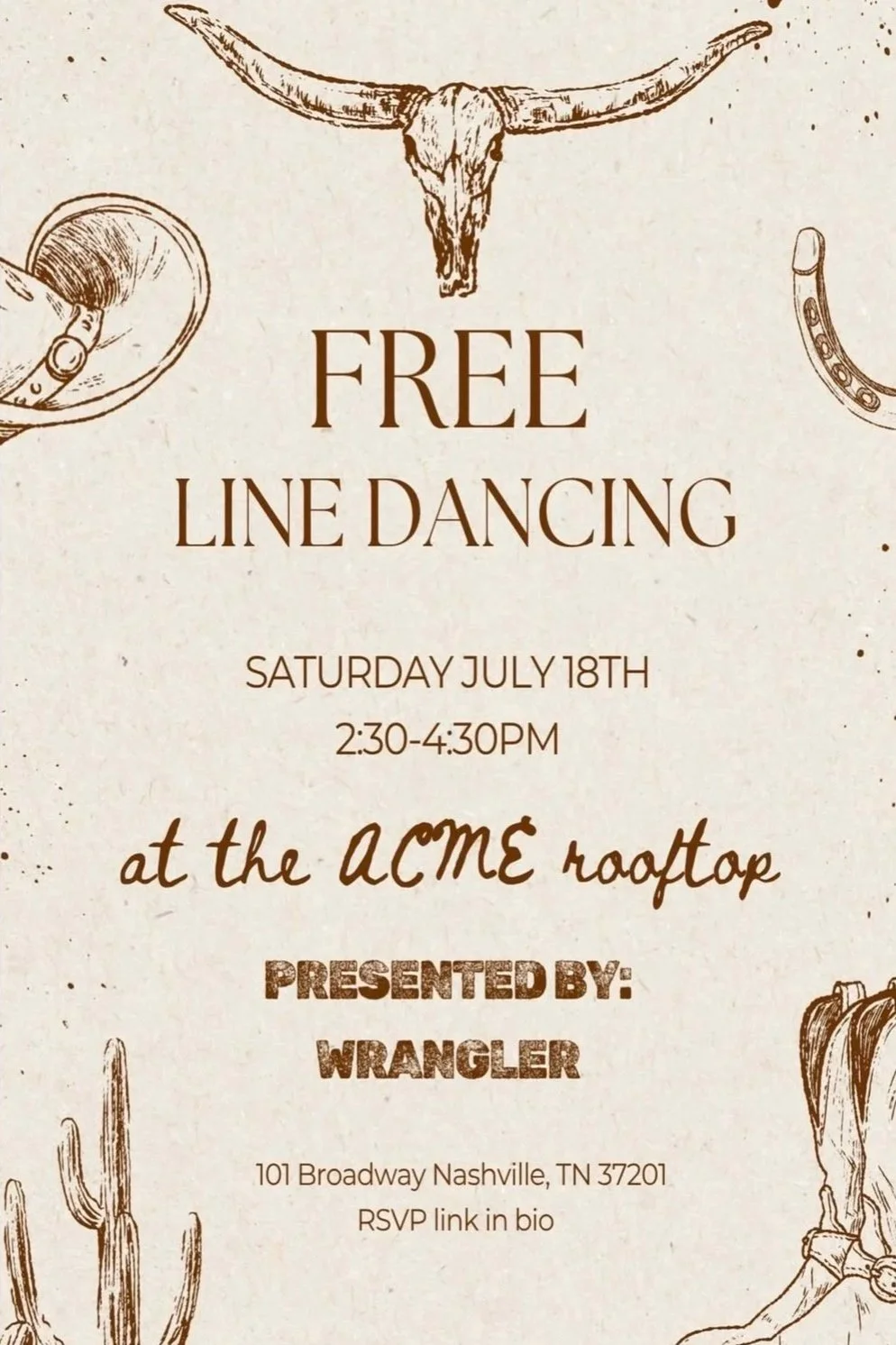 FREE Line Dance Lessons for ALL AGES | Acme Feed & Seed