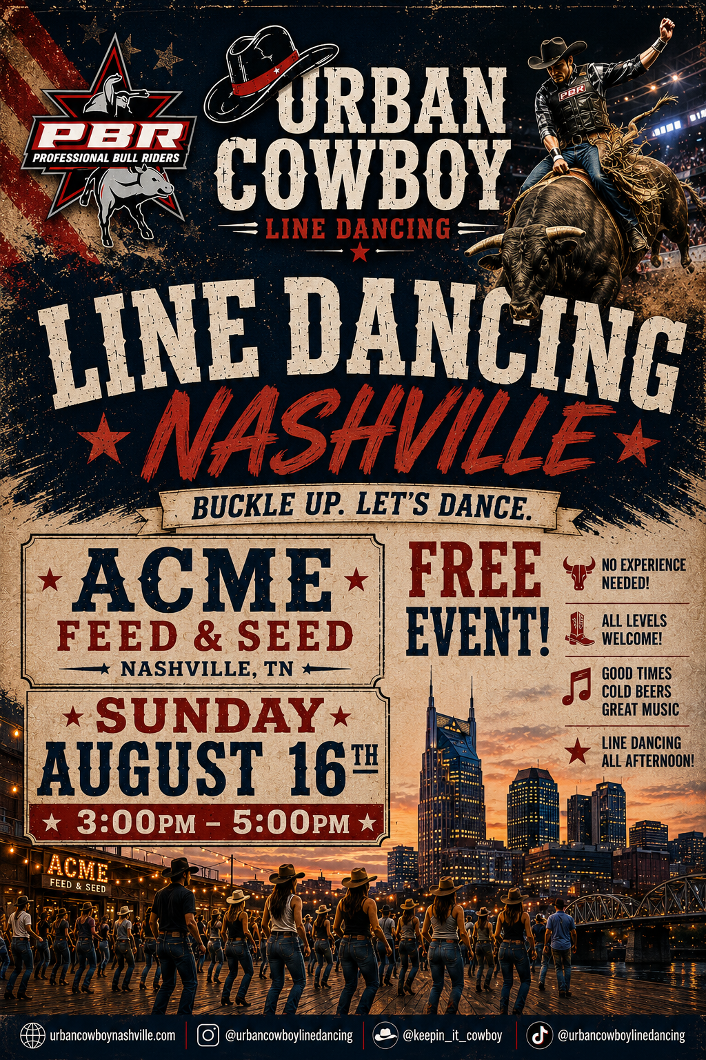 FREE Line Dance Lessons for ALL AGES | Acme Feed & Seed