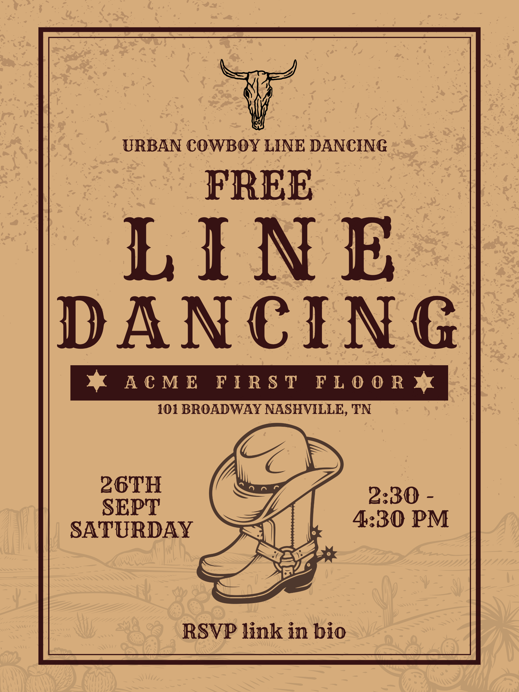 FREE Line Dance Lessons for ALL AGES | Acme Feed & Seed
