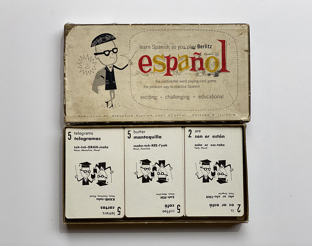 Espanol, Spanish language game, Berlitz, USA (Chicago), 1955.