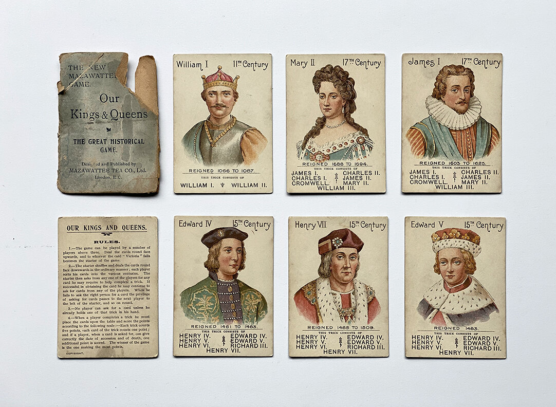 Our Kings and Queens, Mazawatee Tea Co Ltd, London, date unknown (first produced 1901).