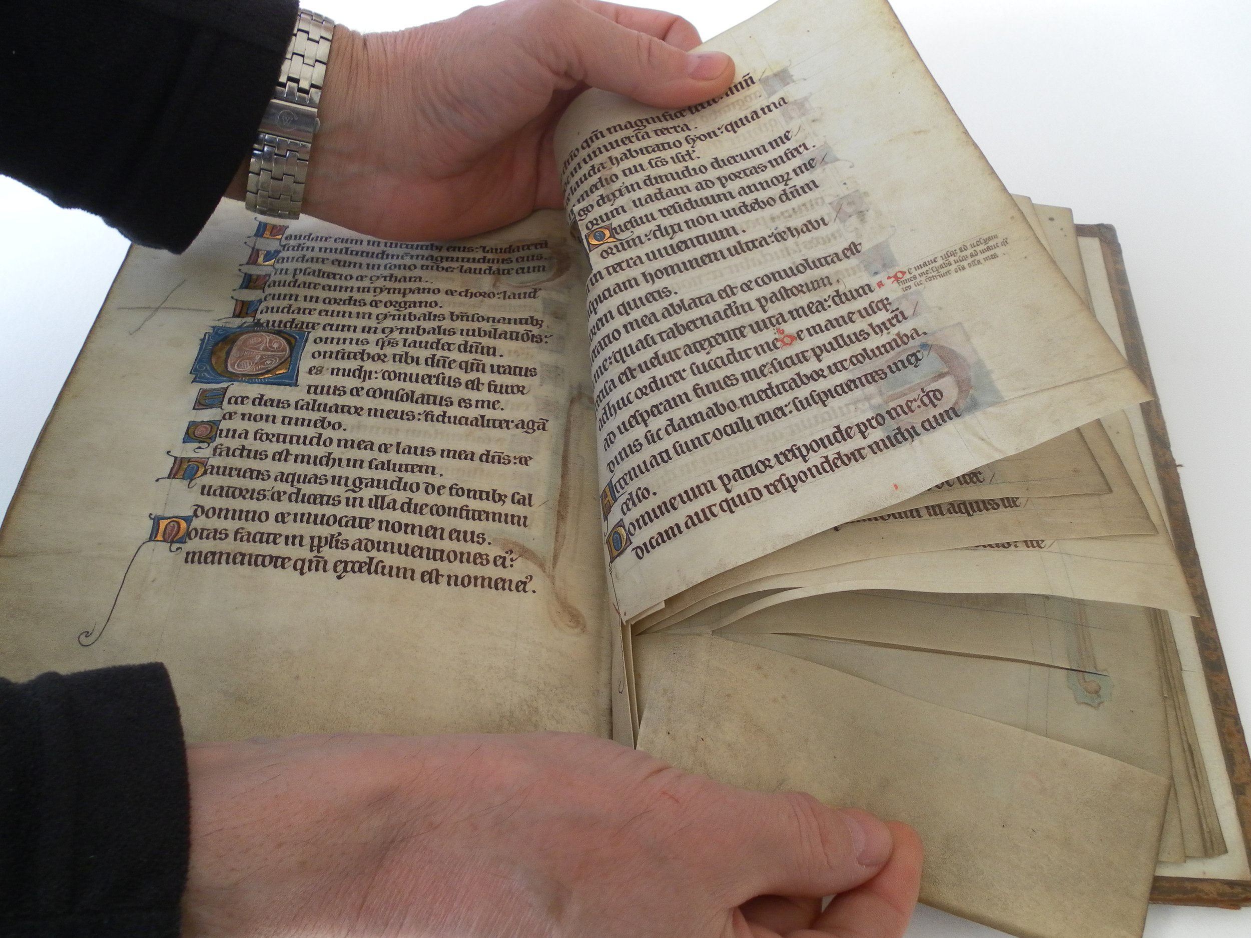 Conservation of a Medieval Psalter