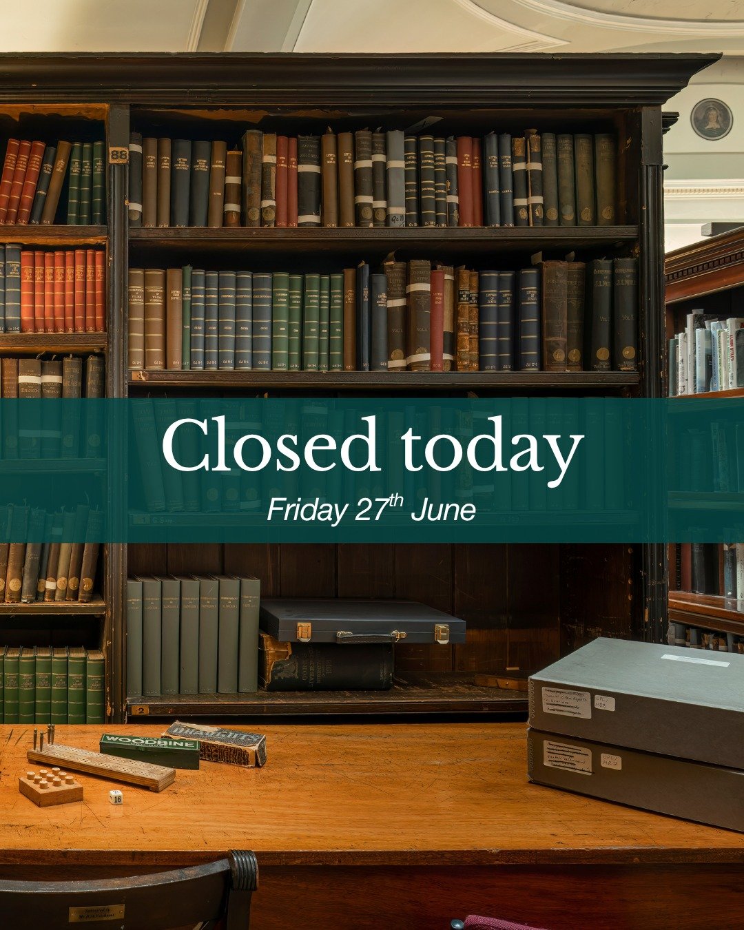 The Portico will be closed today, we apologise for any inconvenience.

We'll be back open and ready to welcome everyone as normal tomorrow!