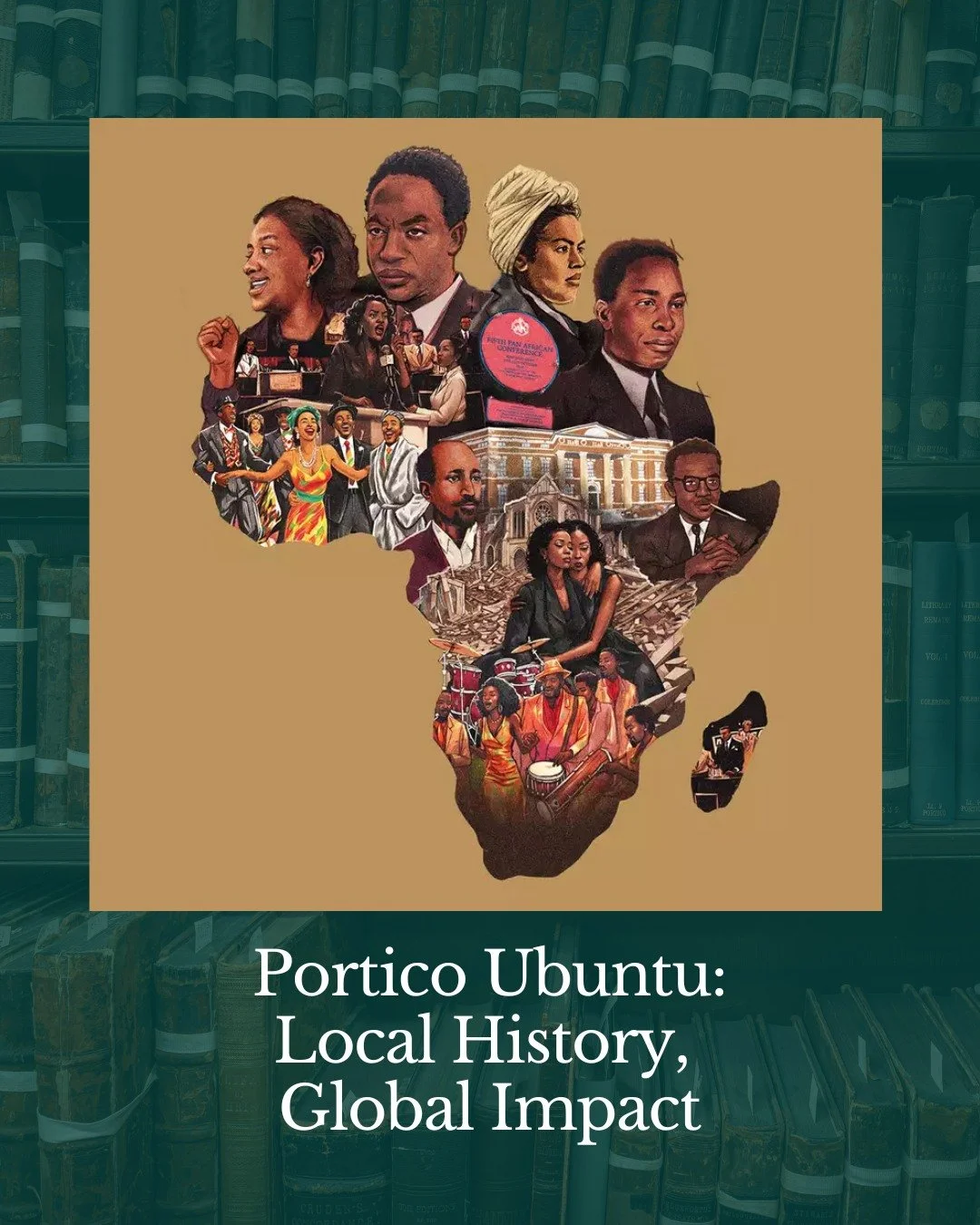 Join the Portico Library as we mark the 80th anniversary of the October 1945 Pan-African Congress in Manchester, a landmark gathering that reshaped the global fight for Black liberation and independence.

Coinciding with our free pop-up exhibition, t