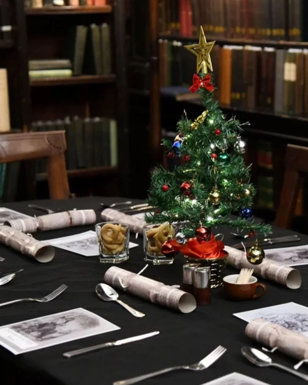 We're down to our final ticket for this year's Portico Christmas Feast! 

Enjoy a three-course meal cooked by our fantastic team, followed by unique entertainment in one of the city's oldest and most spectacular dining settings. 

Tickets are &pound;