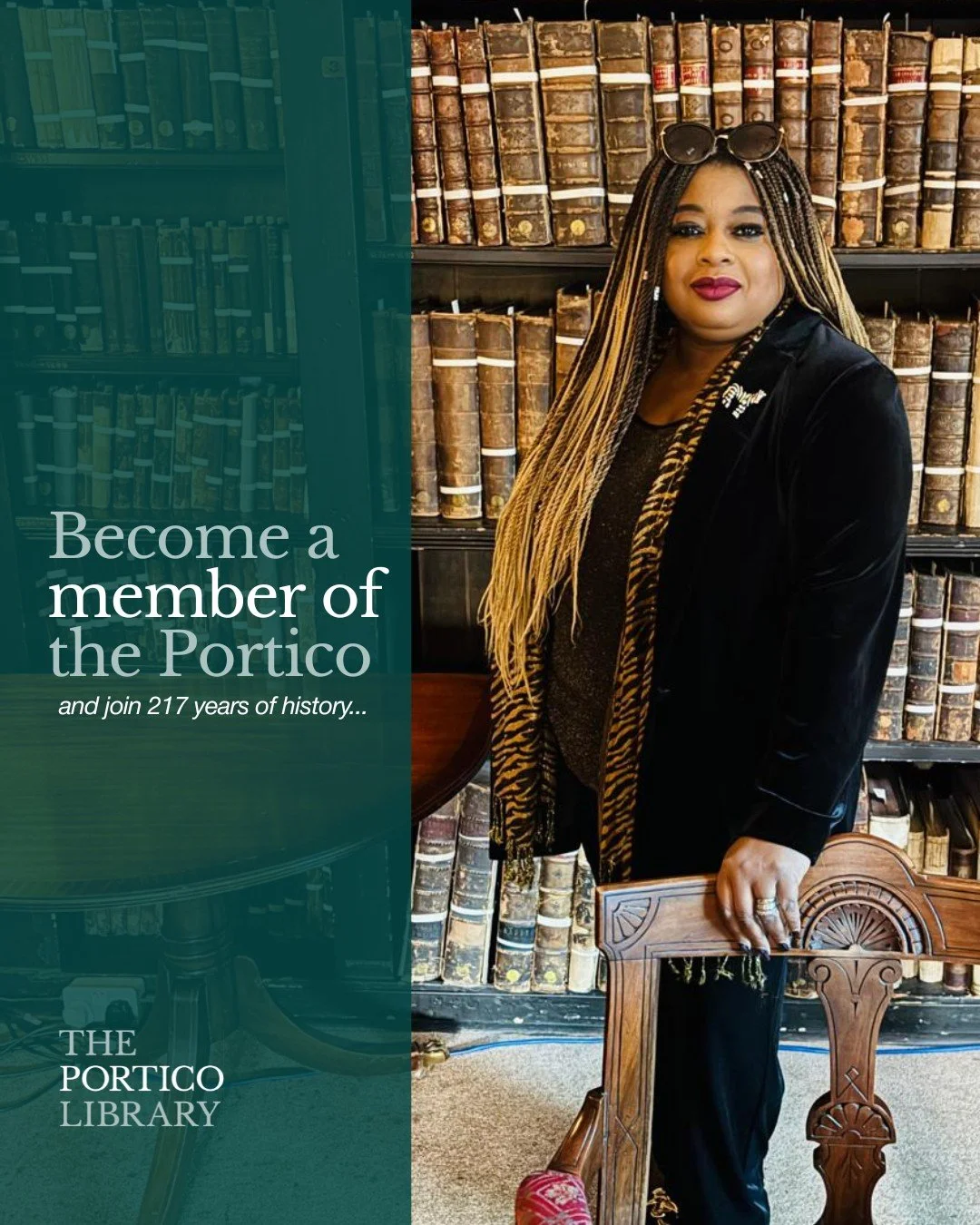 Looking for the perfect last-minute Christmas gift for your dearest literary fanatic? 

Members at the Portico enjoy lots of unique benefits, including access to our historic reading room. 

🔗 We offer a range of memberships, with prices starting at