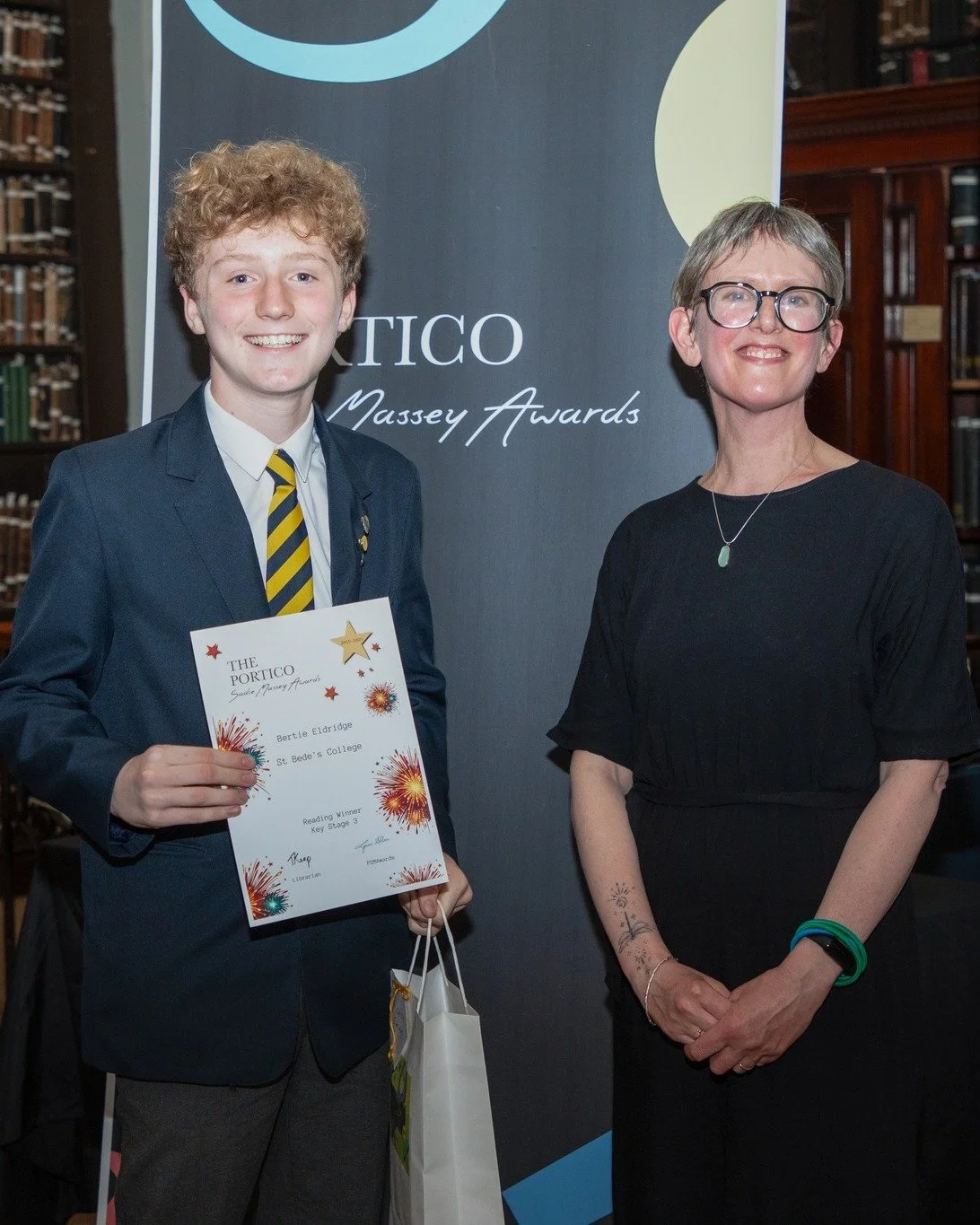 A reminder that entries for the 2026 Portico Sadie Massey Awards for Young Readers and Writers are currently open! 

Ideal for young writers and readers seeking creative inspiration over the Christmas season, our Short Story, Book Review, and Art of 