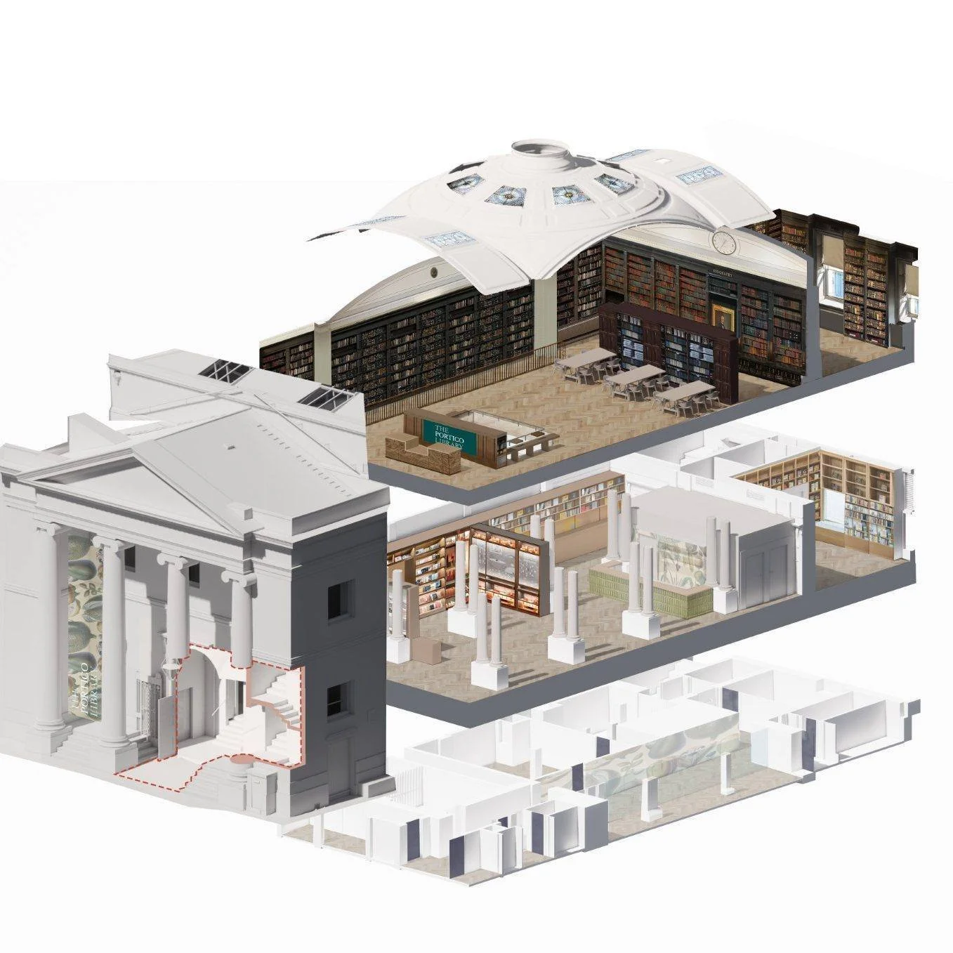 Just in case you missed our big news at the end of 2025, our plans to reunite and transform The Portico moved a step forward, following planning approval from @manchestercitycouncil! 

Developed through Portico Reunited &mdash; the Library&rsquo;s ca