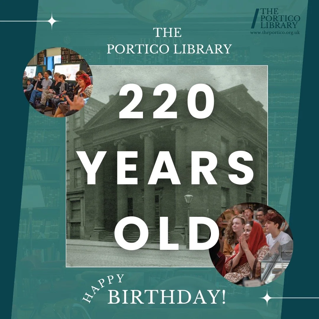On 20 January 1806, the Portico Library and Newsroom officially opened its doors in Manchester. Then it was a hub of knowledge in a Greek temple-like building for 400 men, who could afford the fees. Now, we are open to all; at least those who can fin