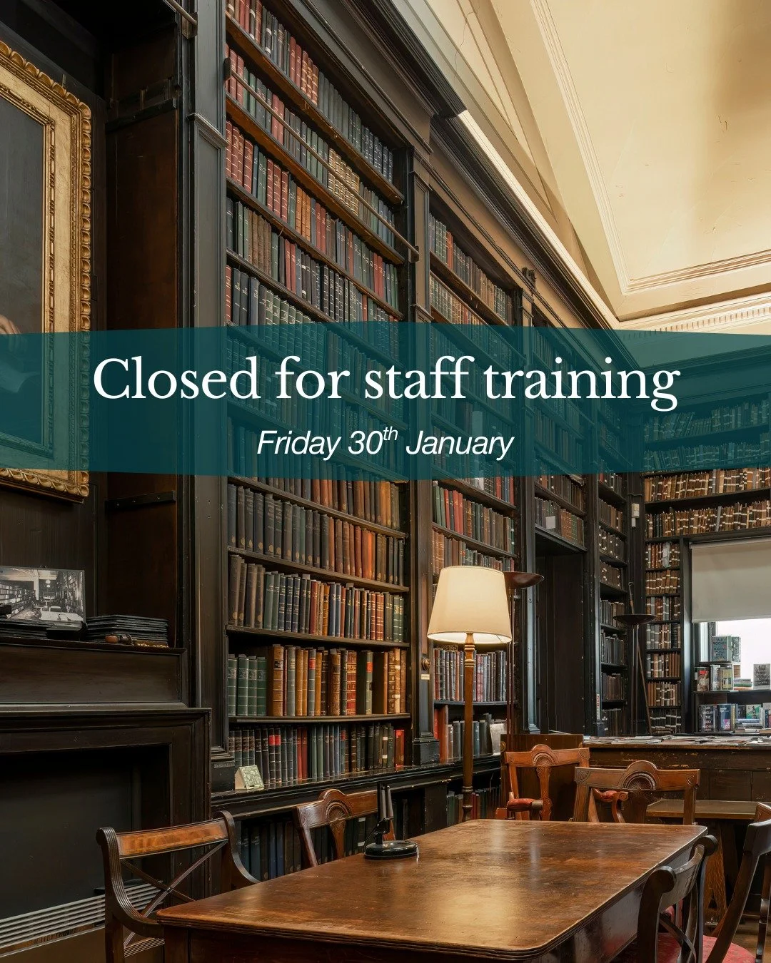 Just a note to say we'll be closed tomorrow (Friday 30th January) for staff training.

We apologise for any inconvenience!