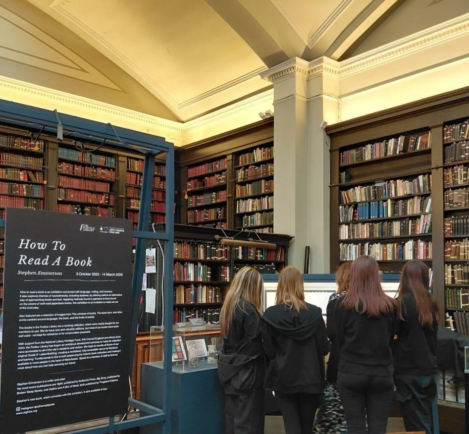 We had the pleasure of welcoming a group from Arbour Academy this morning to help with entering our PSMA reading &amp; writing programme. Used the How to read a book exhibition &amp; illustrations in books to think about how we read and tell stories.