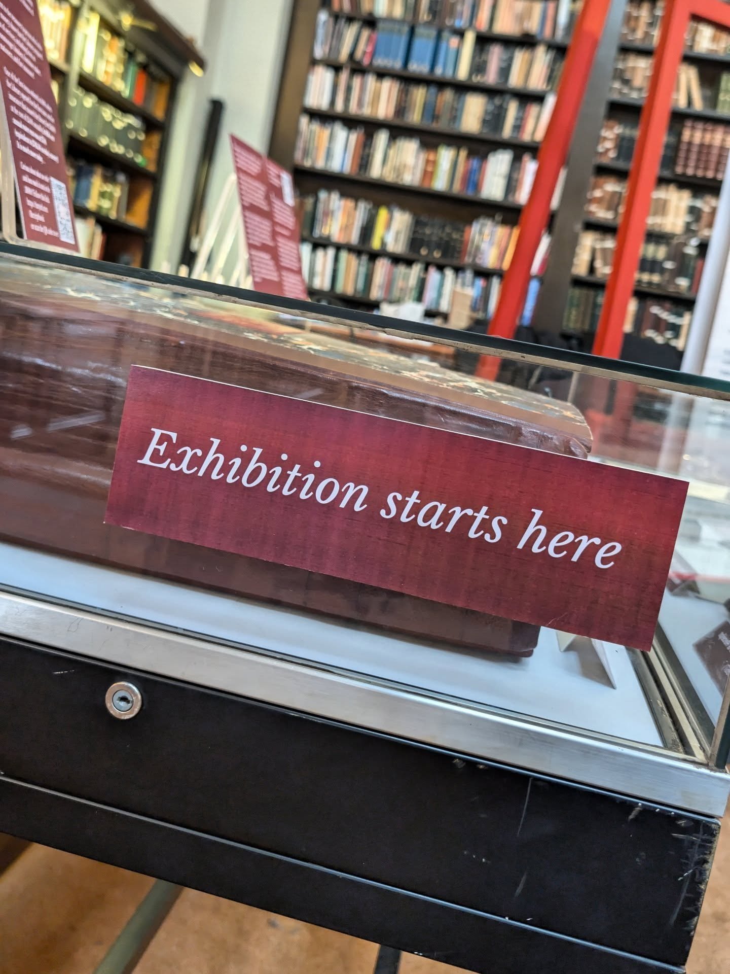 We don't want to give away too much, but here's a little sneak peek at our new exhibition which launches tomorrow!

Everything and Nothing: What makes a 220-year-old library? uses new archival finds to explore the idea of The Portico as a box that ho