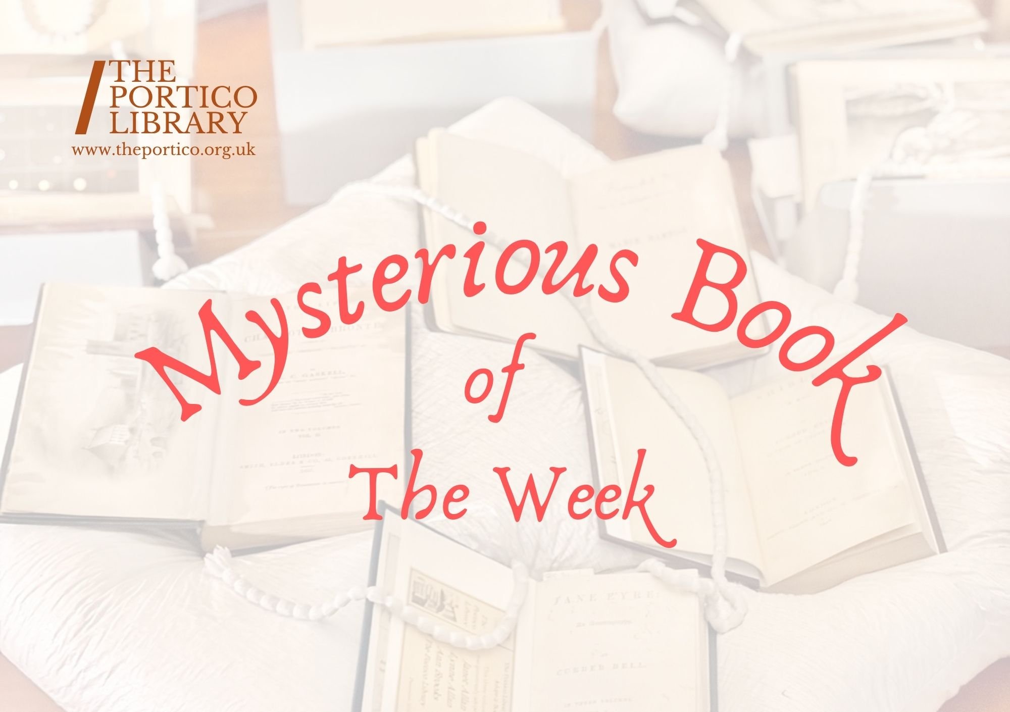 Mysterious Book of The Week - Free drop in