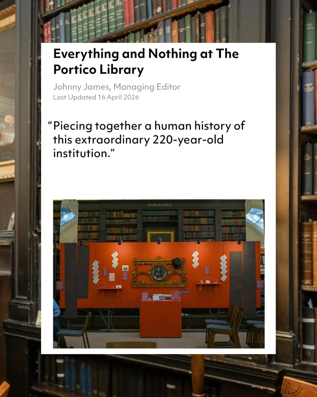 Huge thank you to @creativetourist for the lovely words about our latest exhibition! 

One month in, and we're still blown away by the responses to the collection, and it's been wonderful to unearth all of these fascinating stories behind our histori