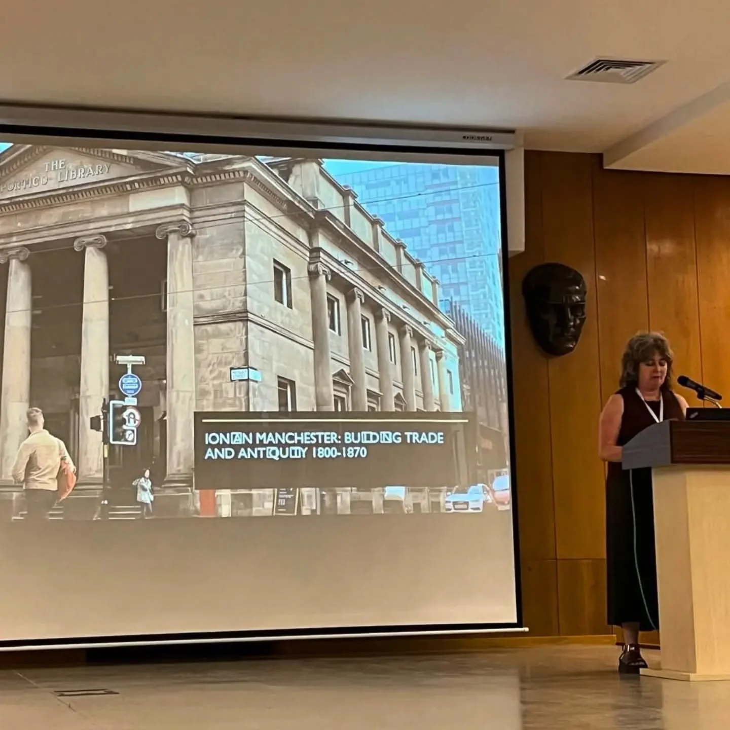 Earlier in the week, the Portico Library was discussed in Ankara!

Our creative producer @poisonchallis presented on Ionian Manchester, drawing on her own expertise to position the Greek architecture &amp; collection of books in the Portico on the le