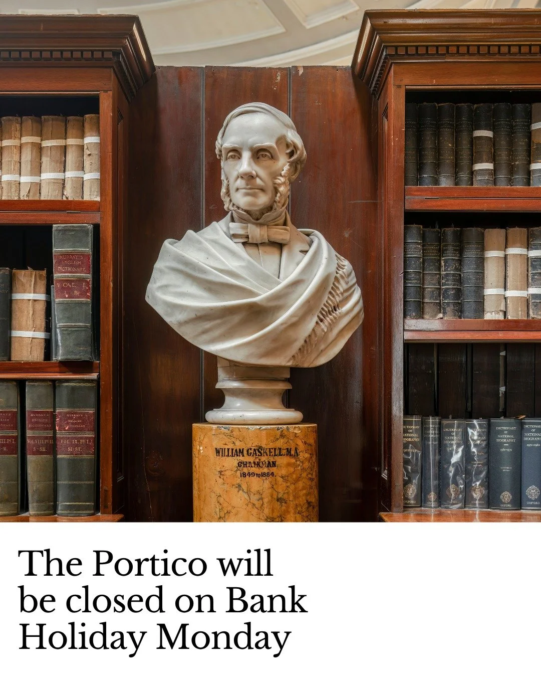 The Portico will be closed on Bank Holiday Monday. We apologise for any inconvenience.

We hope you have a lovely long weekend!