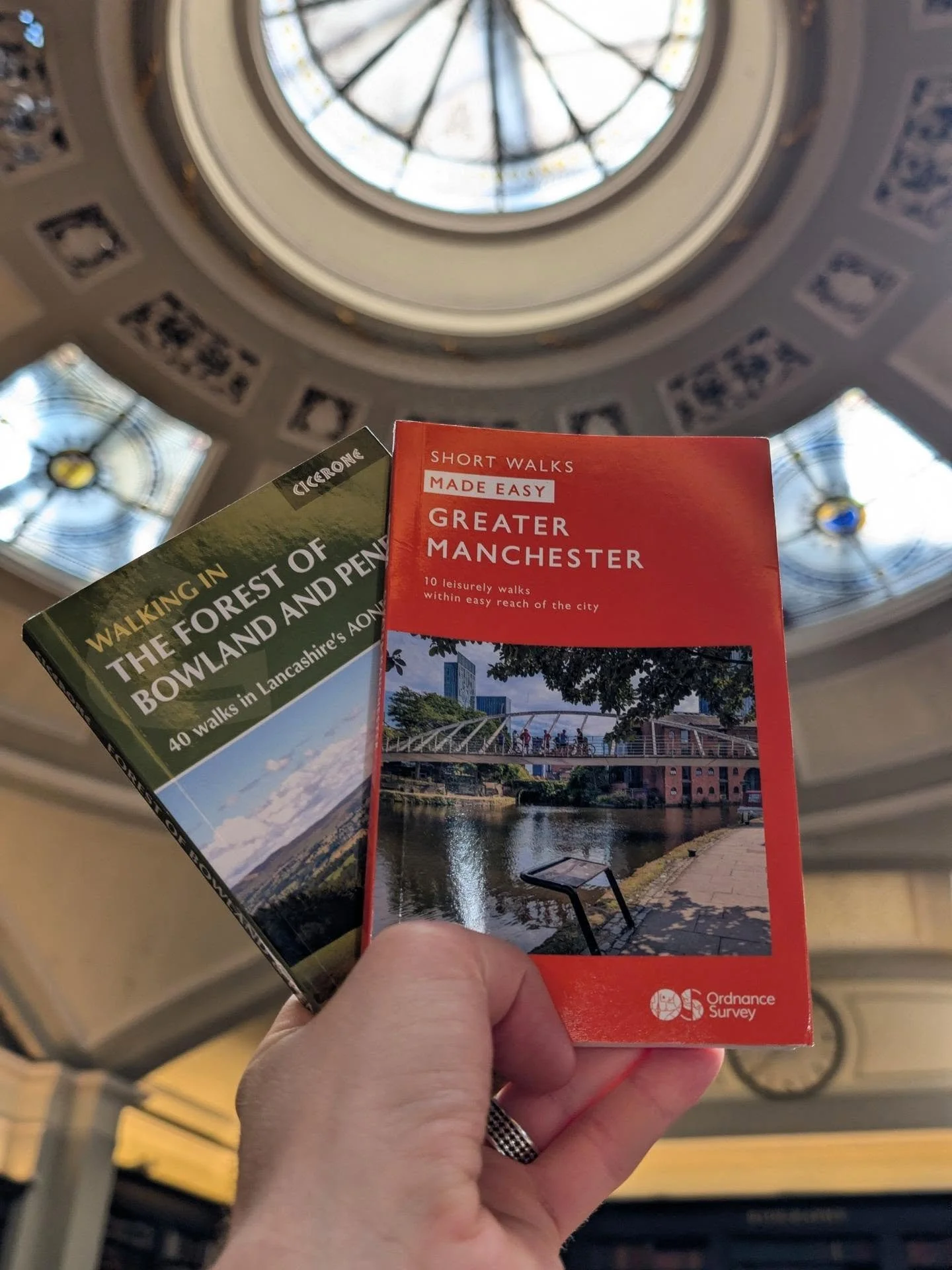 👣 Did you know May is National Walking Month? 

We've currently got a few travel-inspired books and guides in the library shop, if you fancied a peruse next time you're in.

We've also got our 19th-century booksellers map, along with some takeaway p