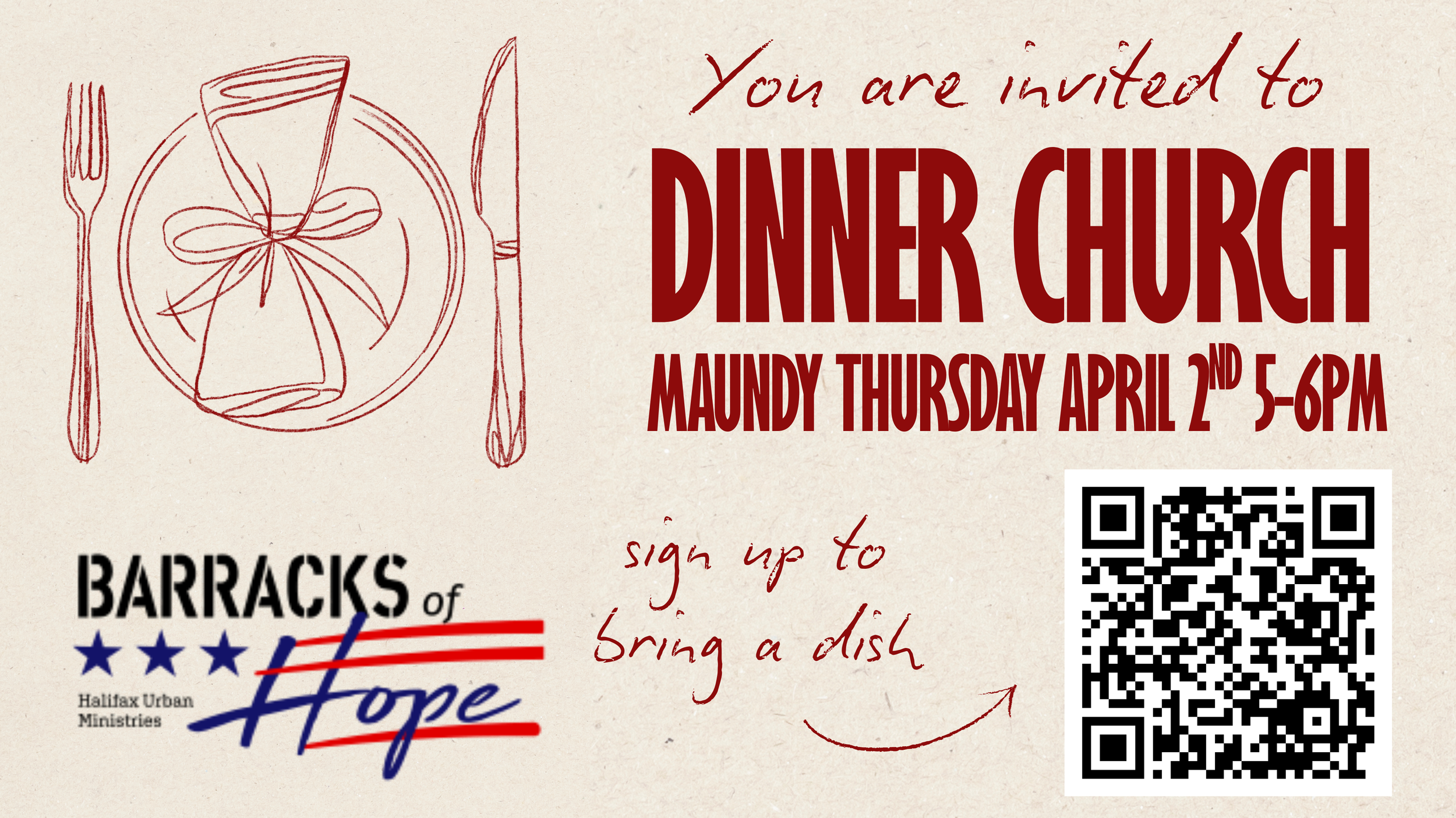 Maundy Thursday Dinner Church