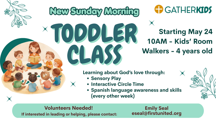NEW Toddler Class begins