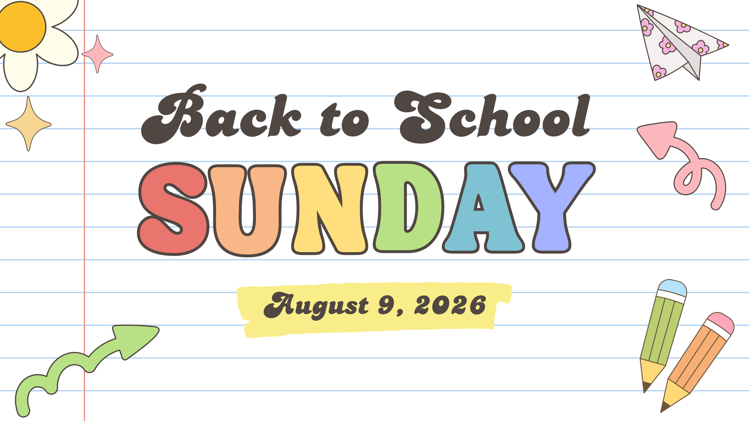 Back to School Sunday