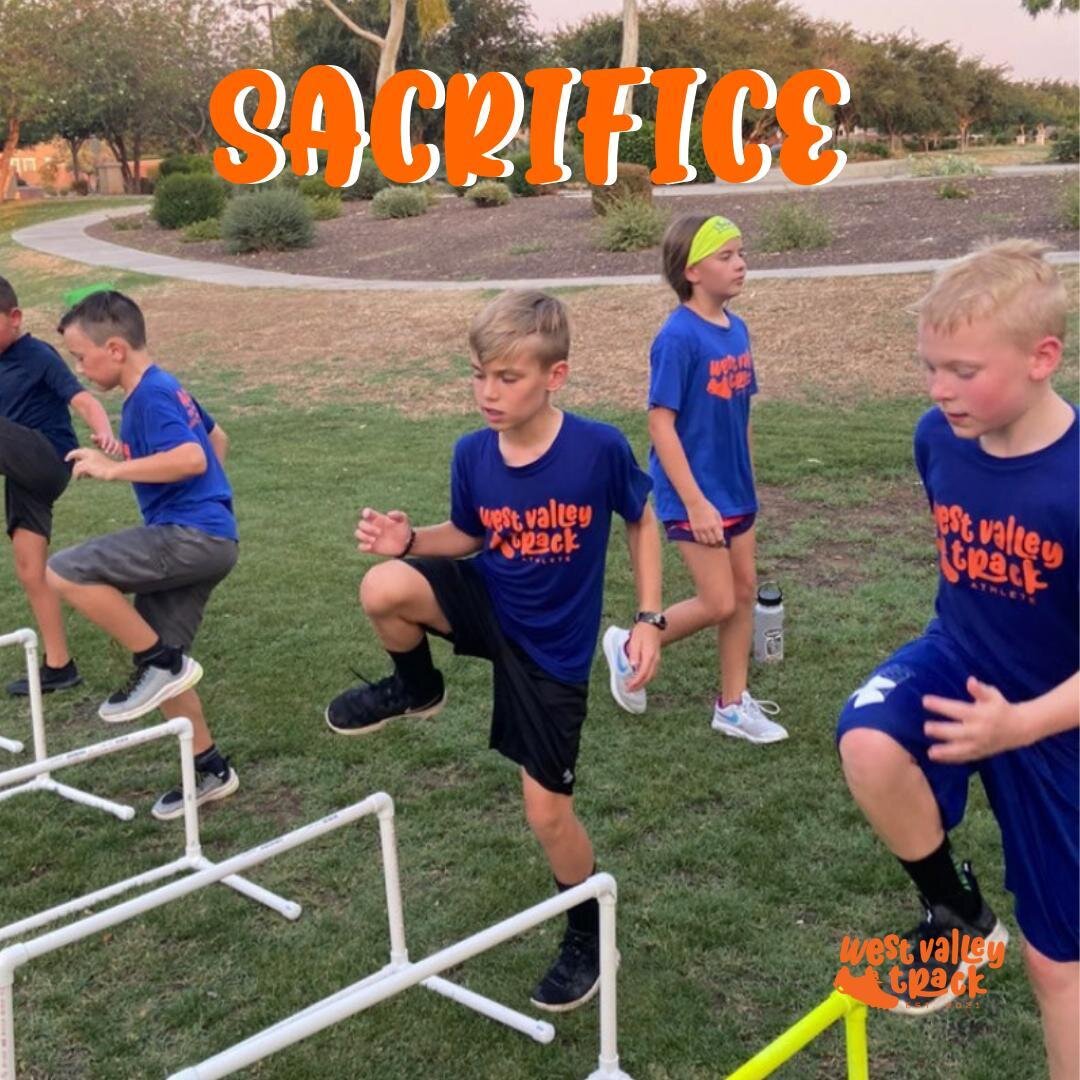 This week our athletes learned about sacrifice.⁠
⁠
John 3:16 says &quot;For God so loved the world that He gave His one and only Son, that whoever believes in Him shall not perish but have eternal life.&quot;⁠
⁠
Jesus made the ultimate sacrifice for 