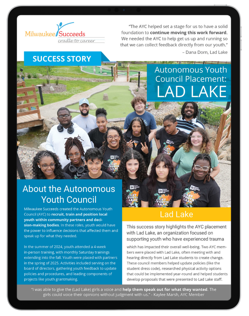 AYC Lad Lake Placement