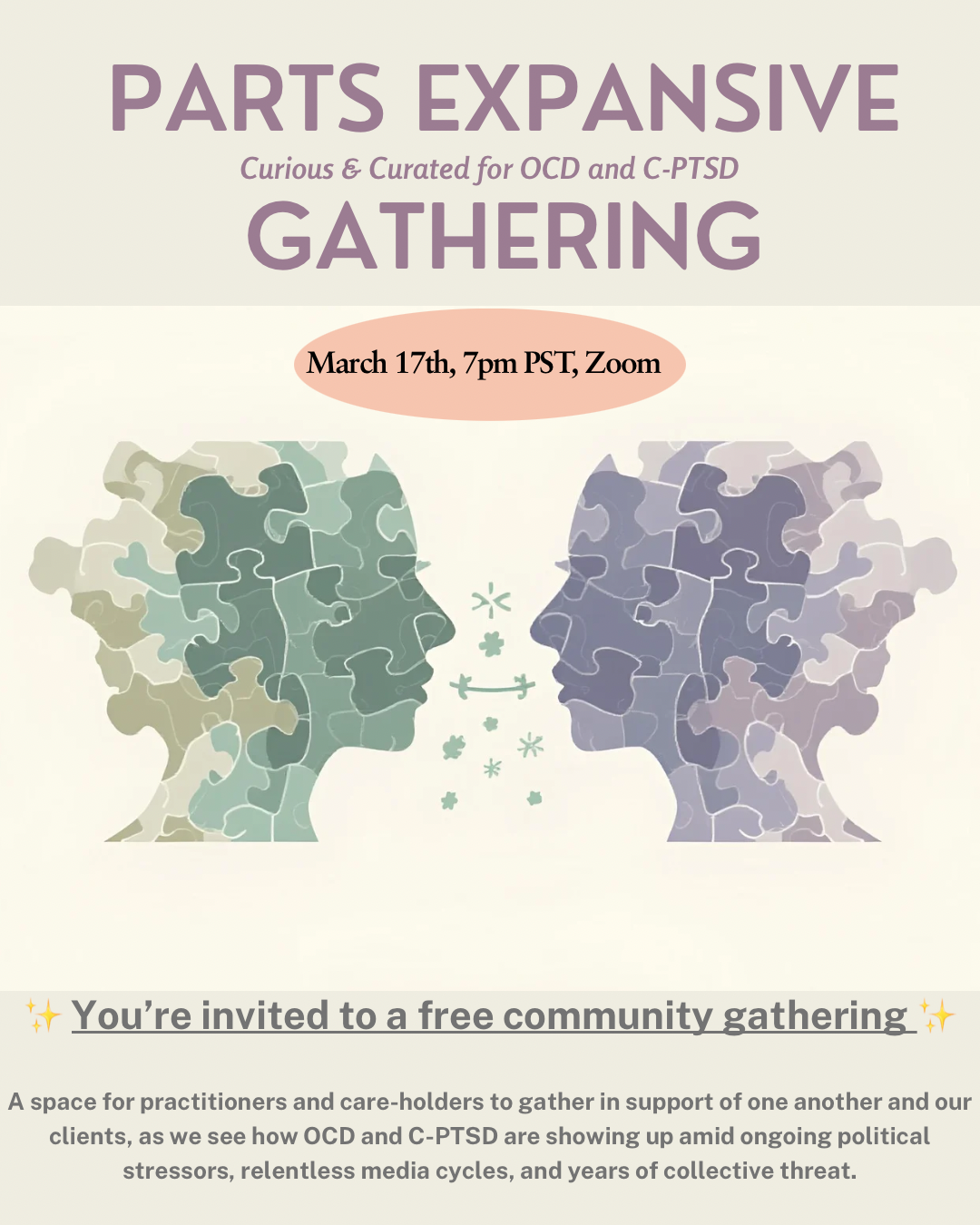 Parts Expansive Gathering