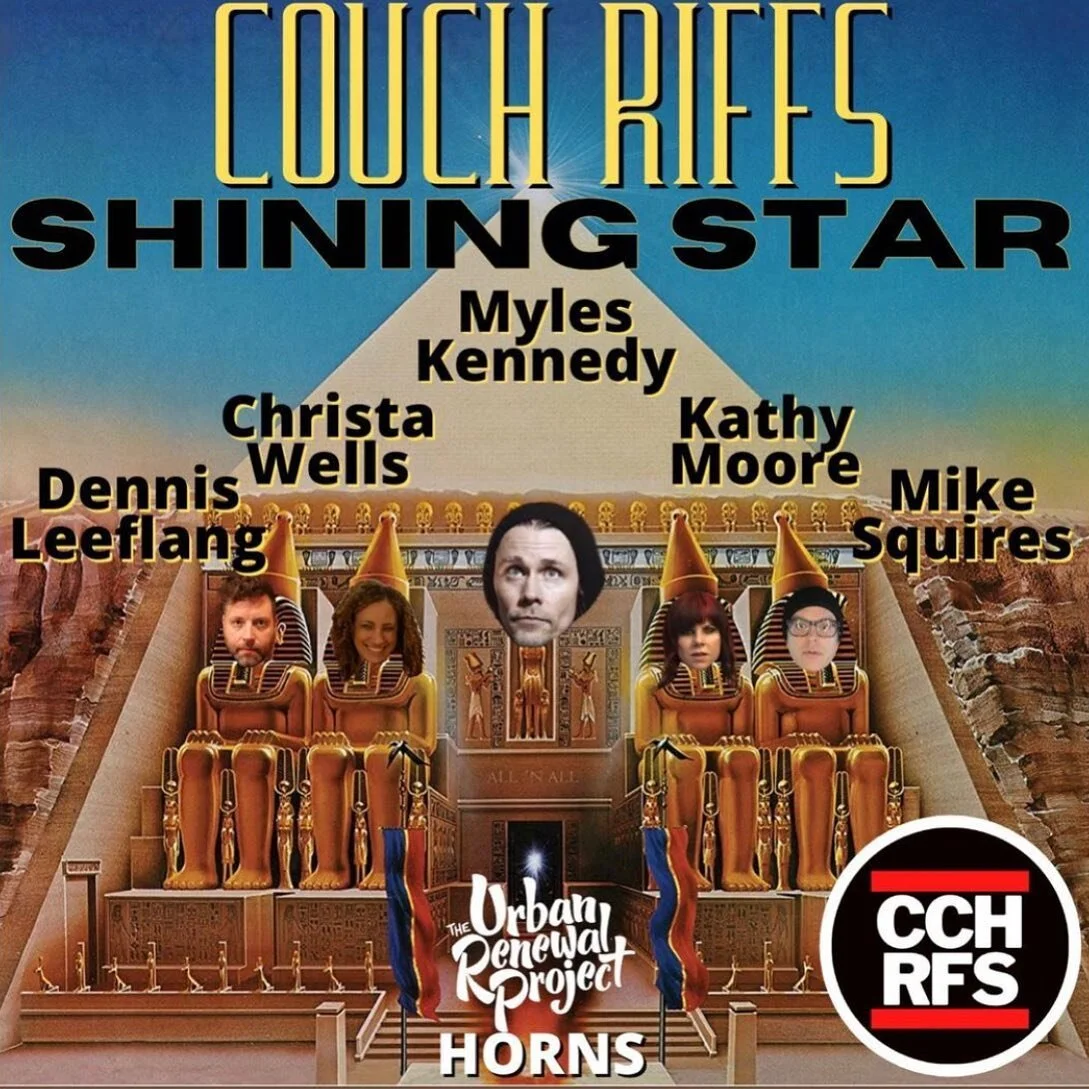 This was a blast. Now available on YouTube! Link in bio. Featuring @officialmyleskennedy , @themikesquires , @kathy_mooresuperpowertrio, @christawells, @urpradio . Be sure to follow @couch_riffs !
.
.
.
.
.
@paistecymbals #myleskennedy #couchriffs @c