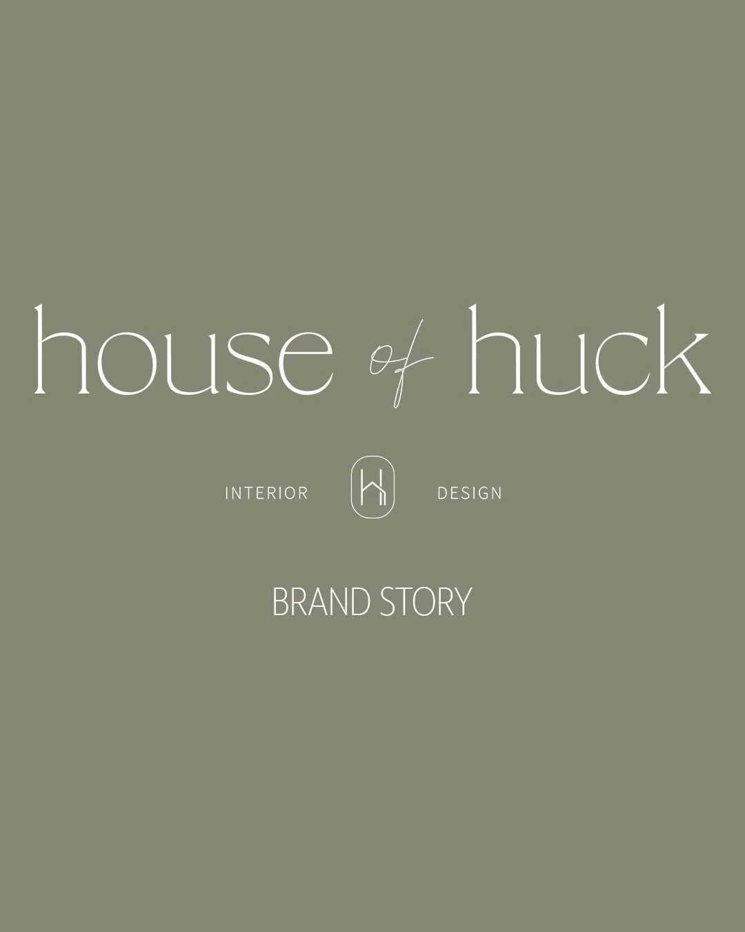 House of Huck is growing up.

The business has evolved, the work has evolved, and it was time the brand caught up. This new look feels more like us : refined without being precious, confident without trying too hard &amp; grounded in the calm, clear 
