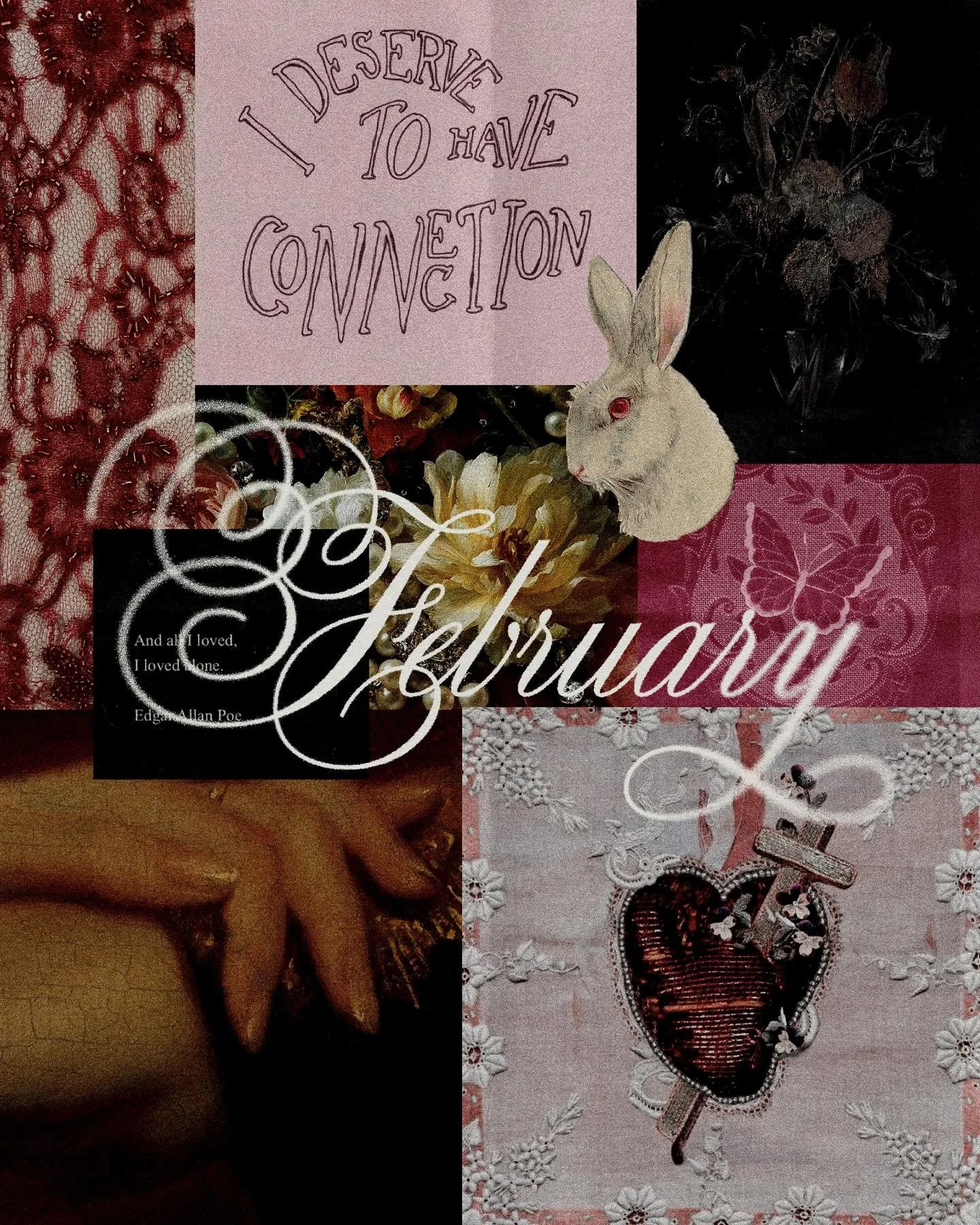 a February moodboard, and a mini camera roll dump ❤️&zwj;🔥