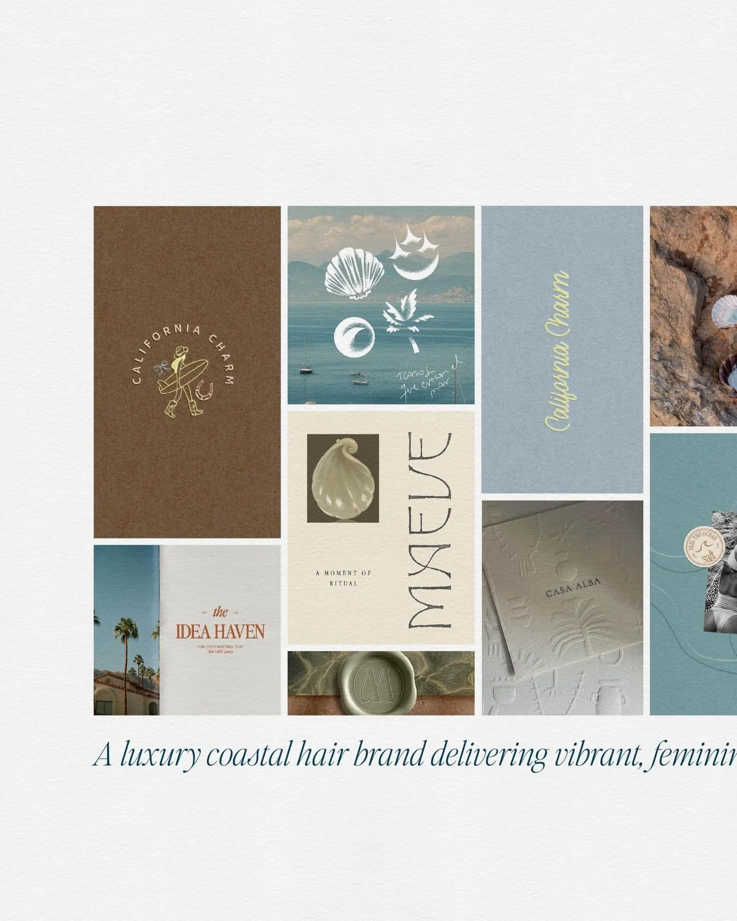 A Tuesday mood board for something funnnnn🐚🌊✂️