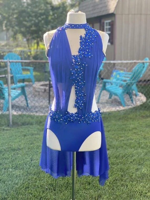 royal blue dance dresses Marcelle Soft Blue Maxi Dress – Uniquities main image 1